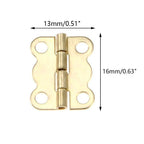 20pcs Mini Hinge for Dollhouse Jewelry Chest (16x13mm)