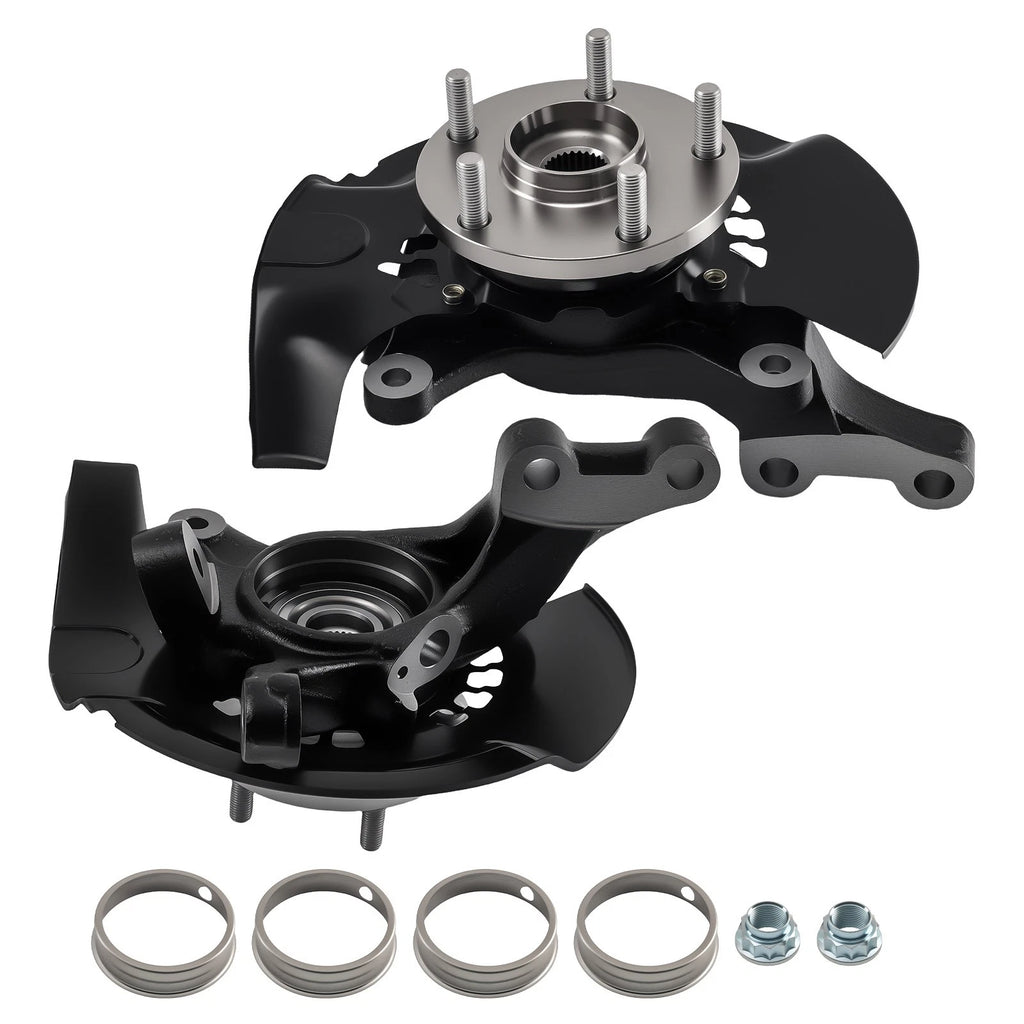 2X Front Wheel Hub Bearing Knuckle for Toyota Camry 2.4L (2004–2006) 698398 698399