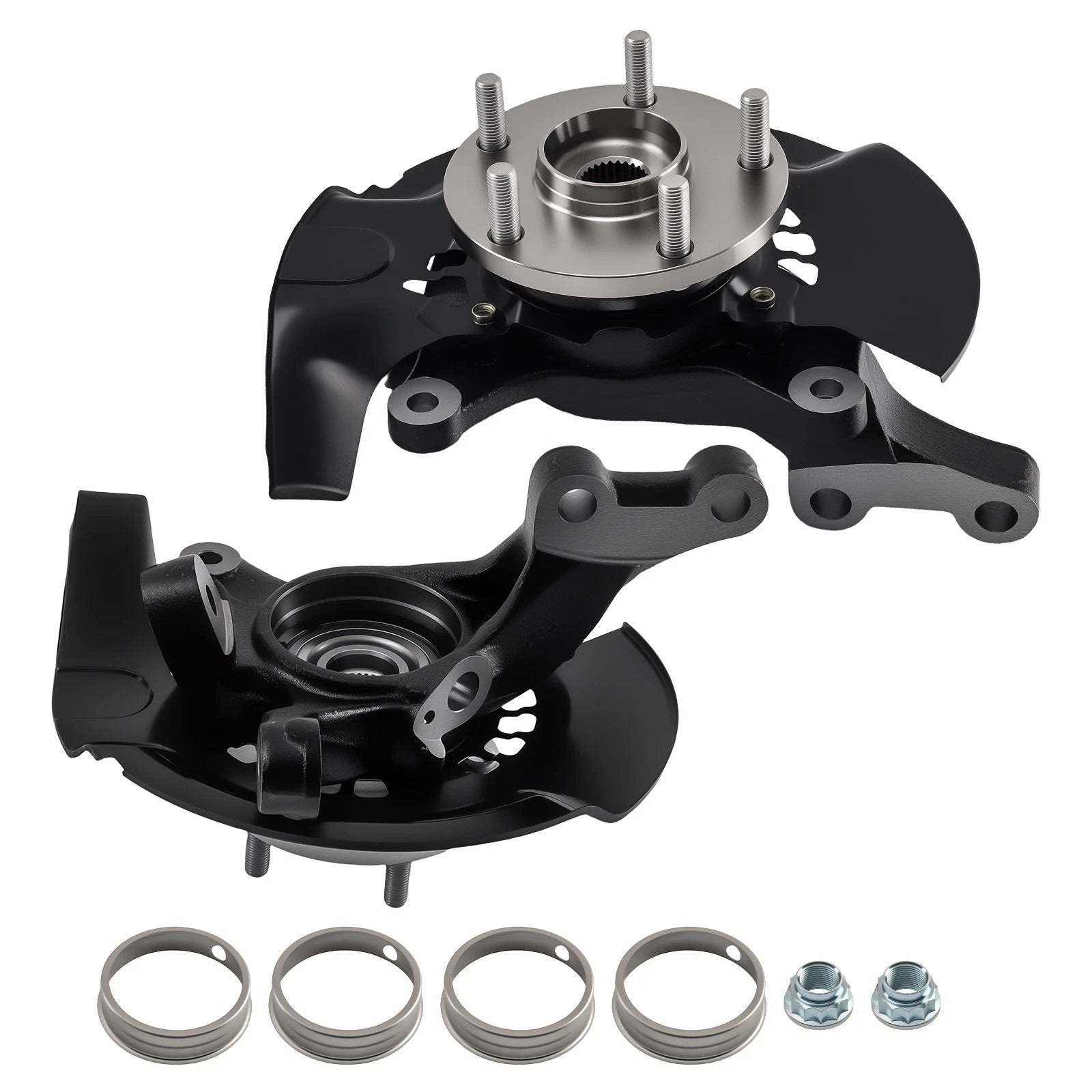 2X Front Wheel Hub Bearing Knuckle for Toyota Camry 2.4L (2004–2006) 698398 698399