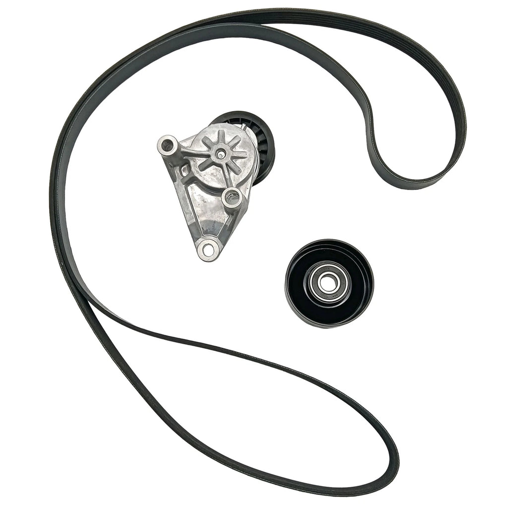 Serpentine Belt Tensioner Pulley Kit for Chevy Silverado GMC Sierra (2007–2014)