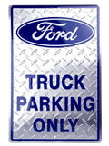 Parking Only Sign for Ford Truck (12 x 18)