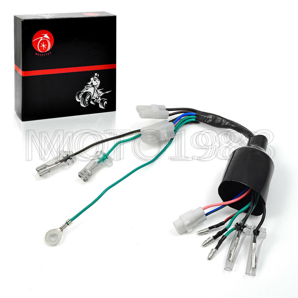 Wire Harness Ignition Coil CDI Spark Plug for Honda Sportrax 90 TRX90 (1993–2005)