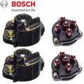 Set of 2 Distributor Cap & Ignition Rotor for Mercedes R129 W124 (1990–1997)