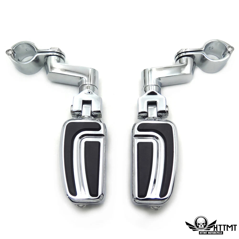 AirFlow Foot Pegs 1.25" for Triumph Rocket, Yamaha V-Star, Roadstar, Suzuki