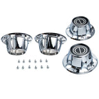 Set of 4 Chrome Wheel Hub Caps for Ford F150 (1980–1996)
