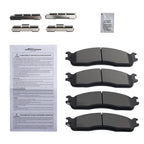 Set of 4 Front Brake Pads for Dodge Ram 1500 (2006–2008) Ram 2500 3500 (2003–2008) P965
