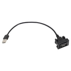 DASH Flush Mount USB Port Panel Extension Cable Adapter for Toyota