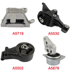 Set of 4 Engine Motor & Transmission Mounts for Buick Regal (2014–2017)