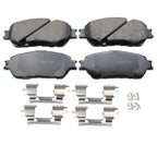 Front Rotors & Akebono ProACT Ceramic Brake Pads Kit for Lexus ES330 (2004–2006)