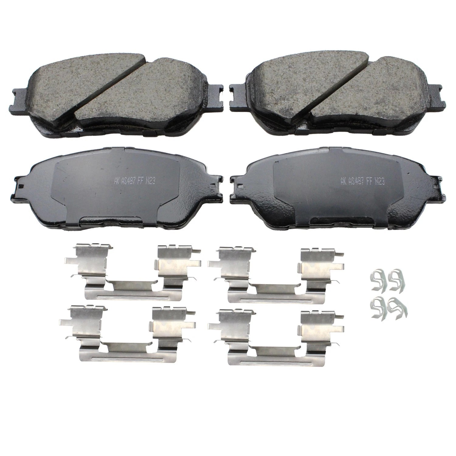 Front Rotors & Akebono ProACT Ceramic Brake Pads Kit for Lexus ES330 (2004–2006)