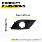 2X Front Fog Light Cover Bezel Trim for Subaru Legacy (2015–2017)