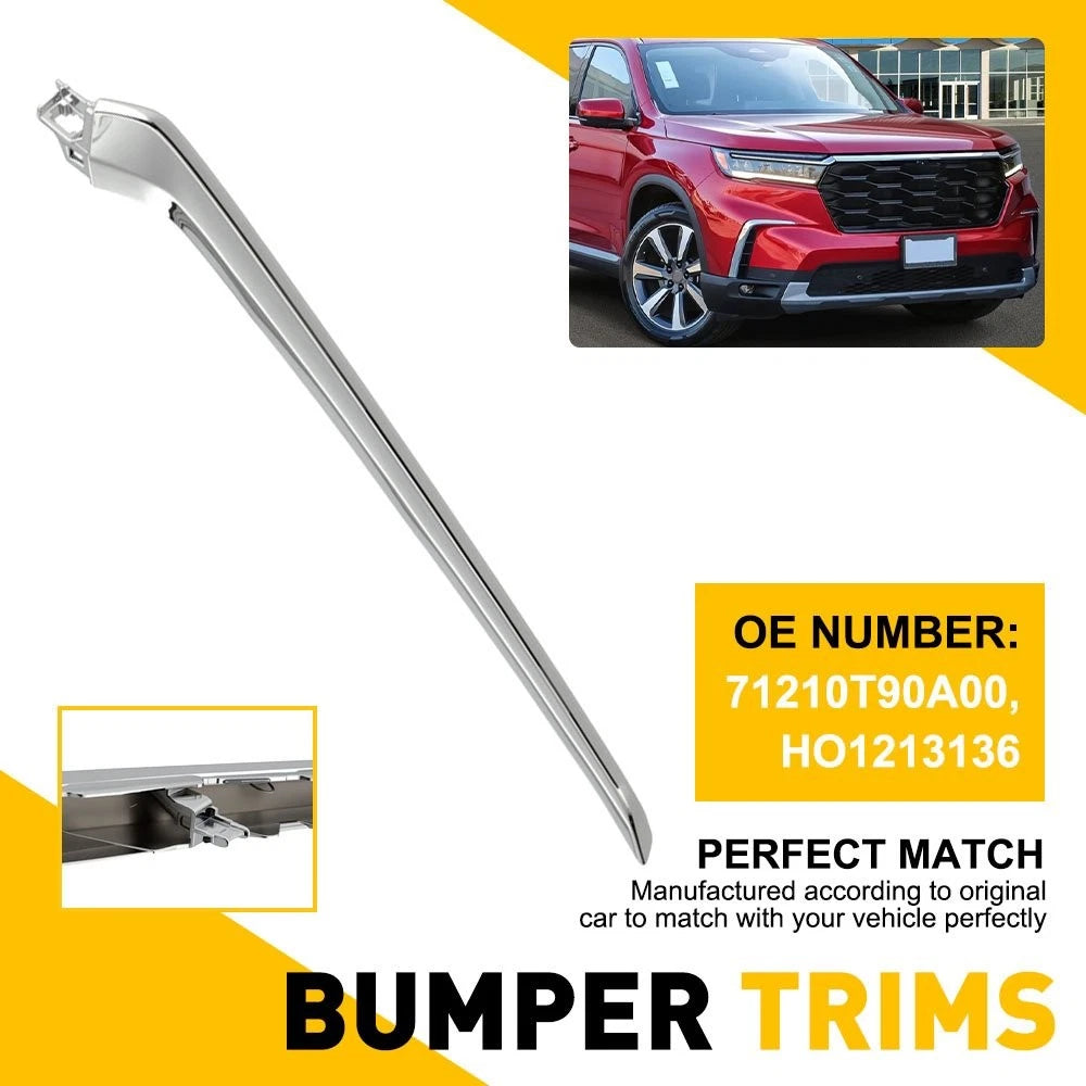 Chrome Front RH Bumper Grille Trim for Honda Pilot (2023) 71210T90A00