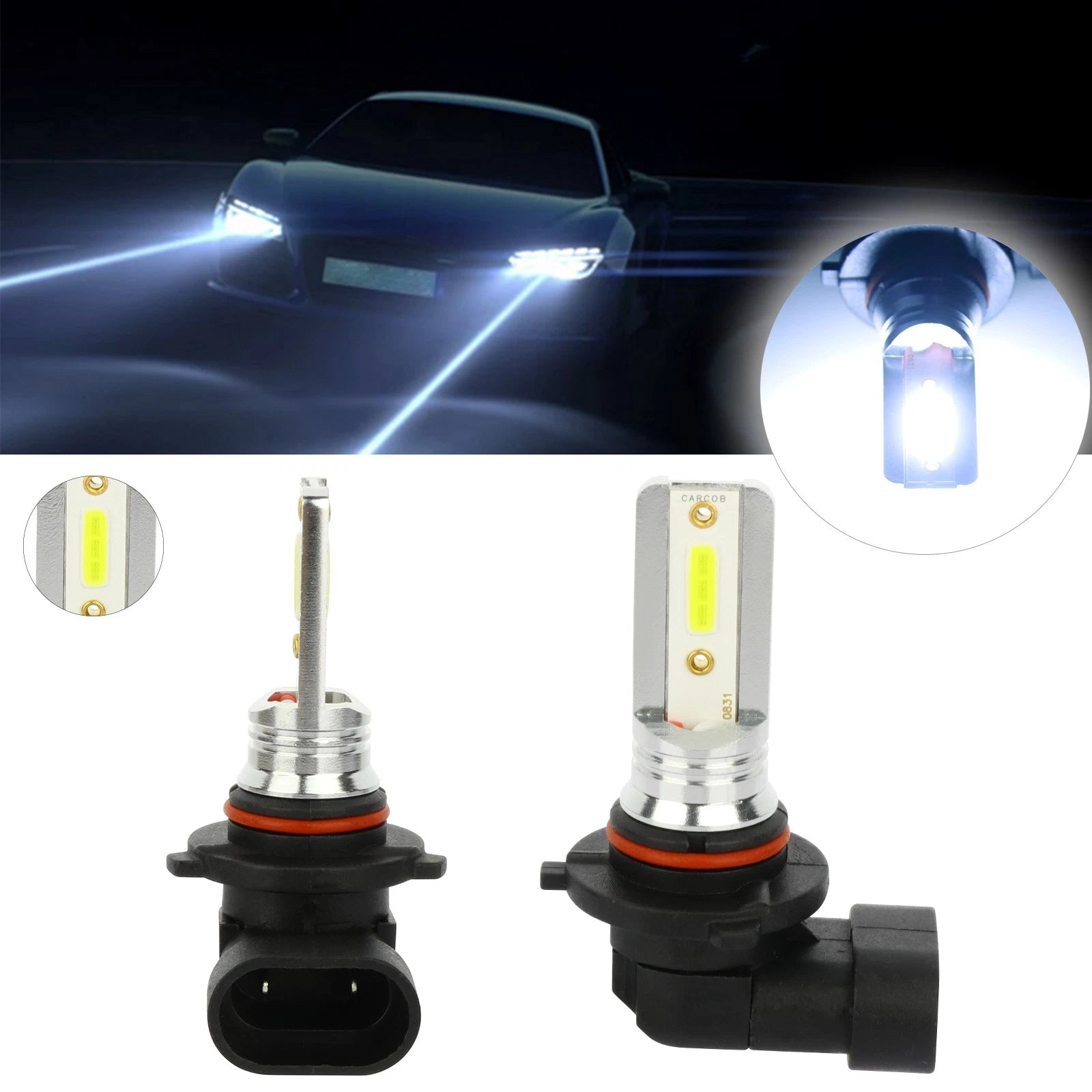 9005 HB3 LED Headlight Bulb Conversion Kit for