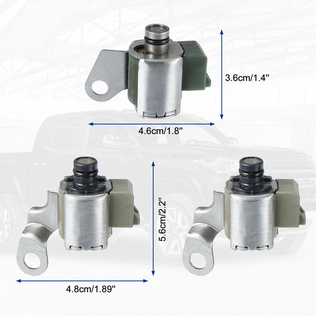3Pcs Shift Lock Up Solenoid Kit No. 8542022080 for Toyota A340E 