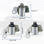 3Pcs Shift Lock Up Solenoid Kit No. 8542022080 for Toyota A340E 