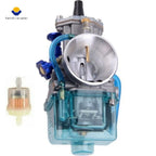 Racing Flat Side Carburetor & Air Filter for Yamaha DT100 DT125 YZ80 YZ85 YZ100 (1974–2004)