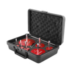 Set of 7 PVC Pipe Reamers for Plumbing Drills