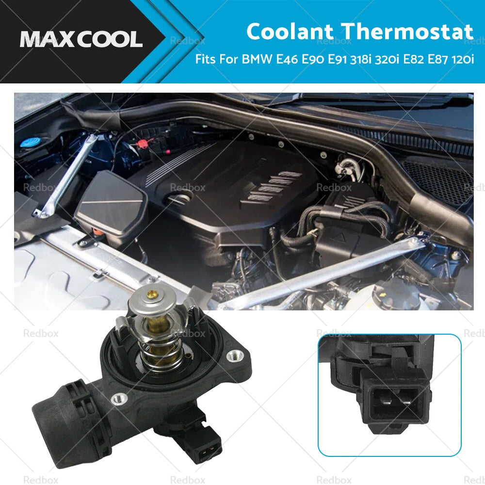 Coolant Thermostat for BMW 1 Series 3 Series 5 Series X1 X3 (2000–2015)