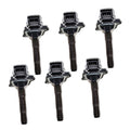 Set of 6 Ignition Coils for Audi A4 A8 Allroad S4 VW Passat (058905105)