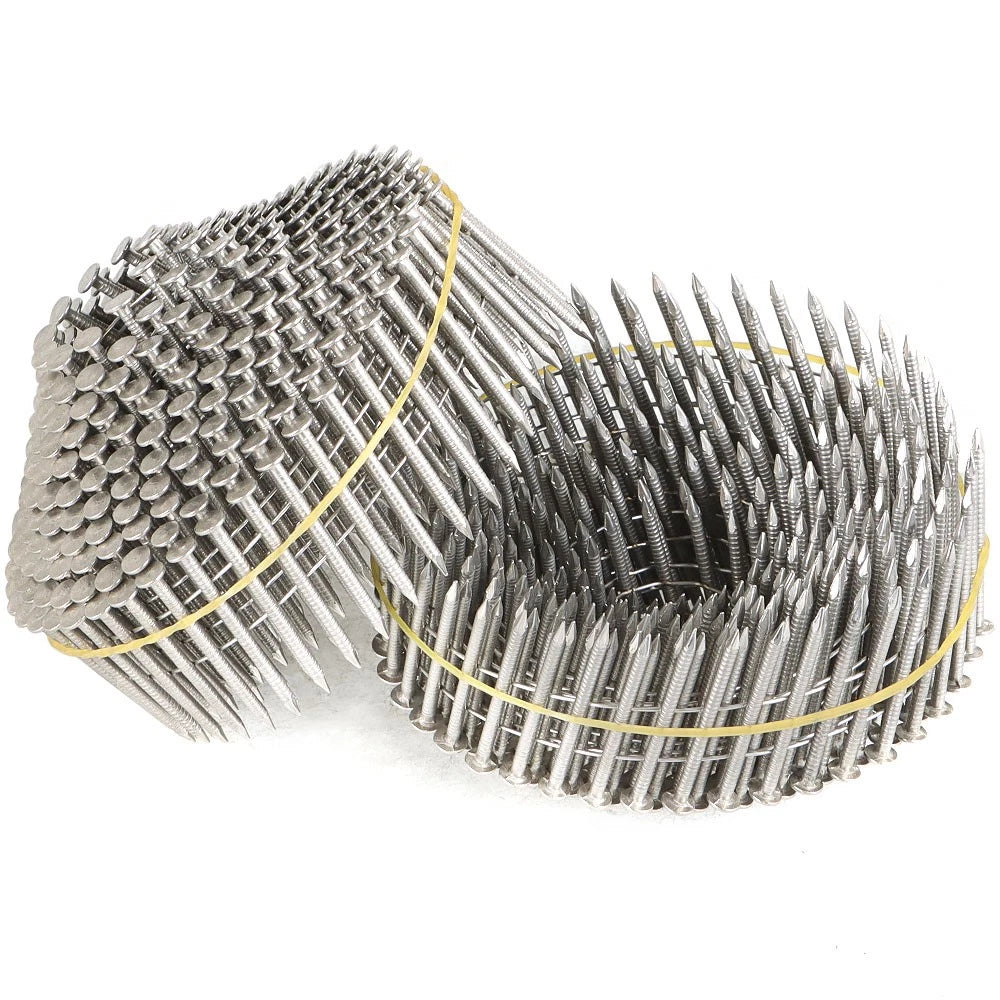 Set of 1200 Stainless Steel Siding Nails 1-1/2” 15 Degree