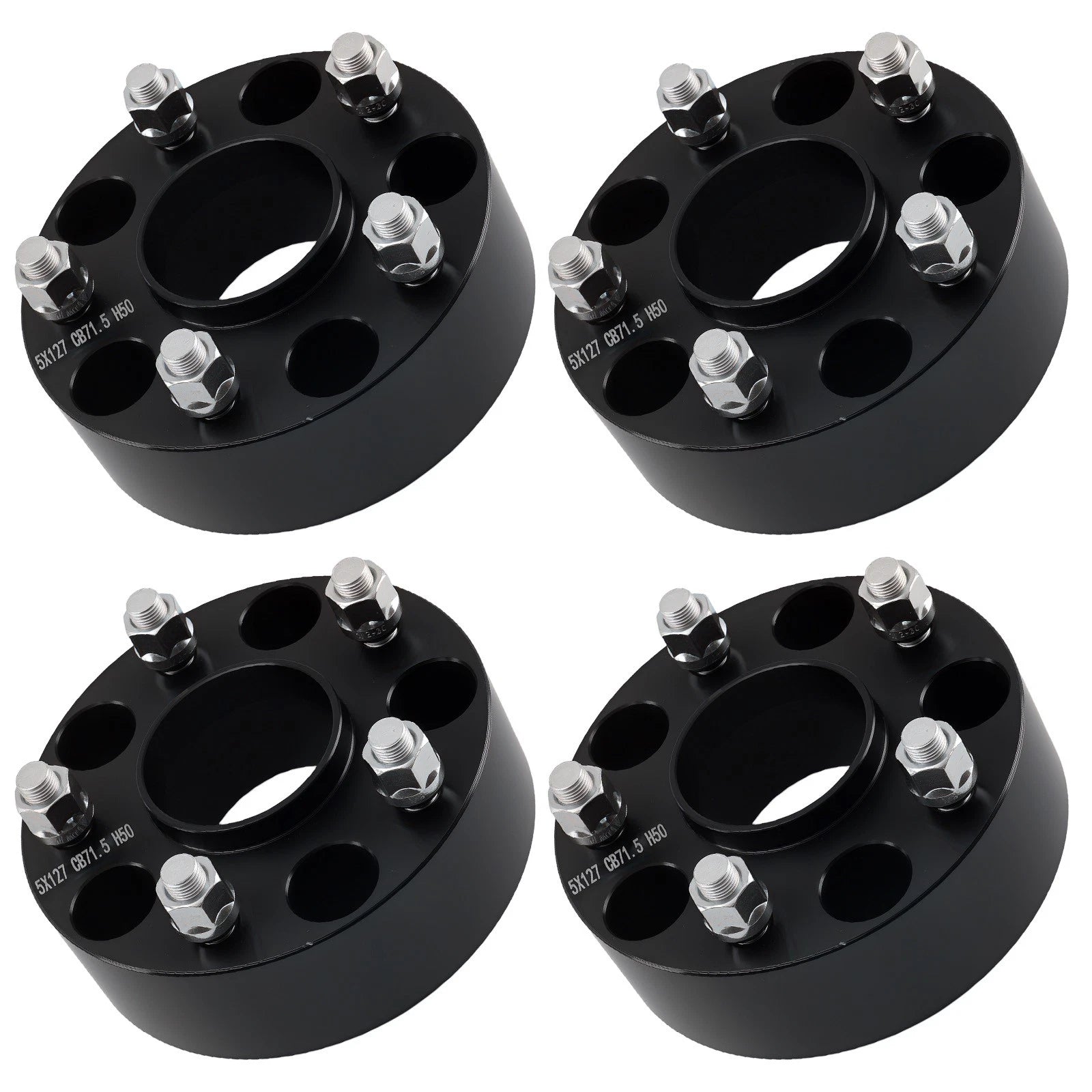 Set of 4 Hubcentric Wheel Spacers for Jeep Wrangler JK (2007–2018)