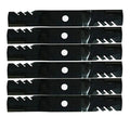 Set of 6 Toothed Mower Blades for Windsor LAB50 (Fits 51-2495)