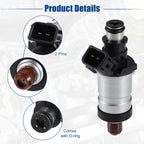 Set of 4 Fuel Injector Nozzles for Honda Acura CL 2.3L (1999) No. 06164P2J000