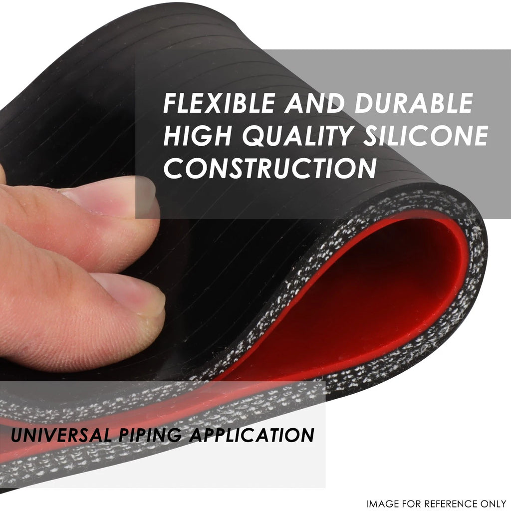 3" to 4" Turbo Intake Piping Silicone Coupler Hose Black/Red