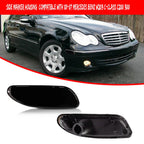 Smoked Side Marker Light Housings for Mercedes Benz W203 C-Class (2001–2007)