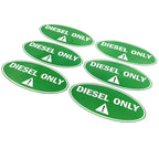 Diesel Only Stickers for Workshop Machinery Identification