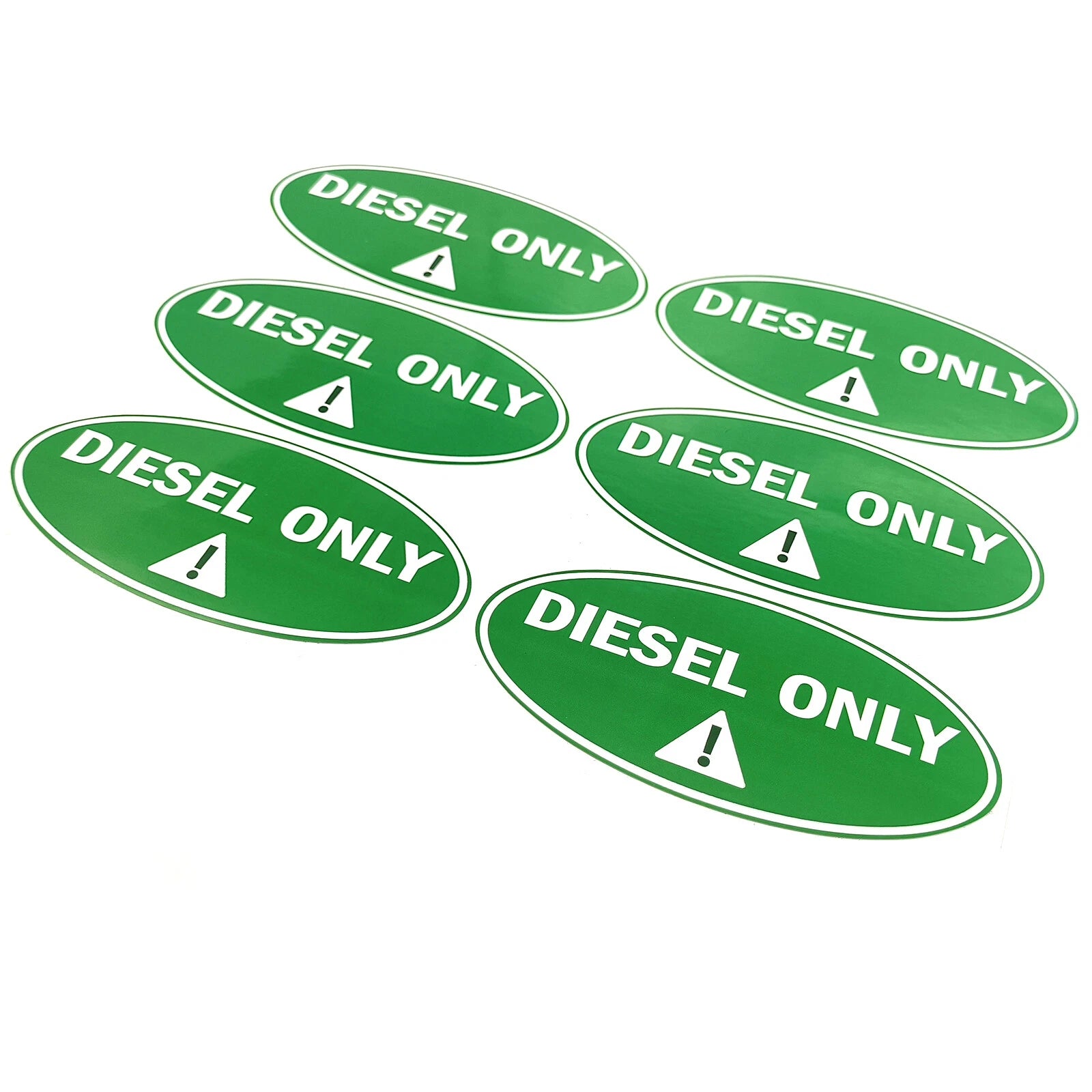 Diesel Only Stickers for Workshop Machinery Identification