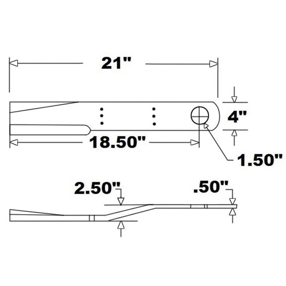 4" Rotary Cutter Blade for (Fits 13168, 3168, 78497BH, BHH90-0001, WP78495BH)
