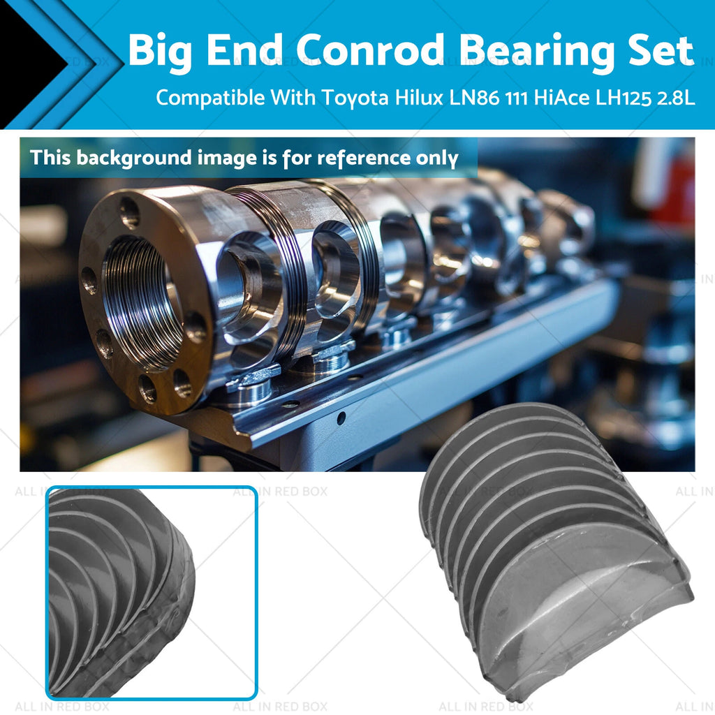 Big End Conrod Bearing Set for Toyota Hilux LN110 LN111 HiAce LH125 (2.8L)
