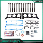 Set of 10 Cylinder Head Gasket Bolts for Dodge Grand Caravan (2004–2007)