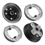2 Front/Rear Brake Drum w/Shoes for Yamaha Timberwolf 250 (1994–2000)