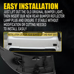 2X Bumper Reflector Cover for Lexus IS250 IS350 (2006–2013)