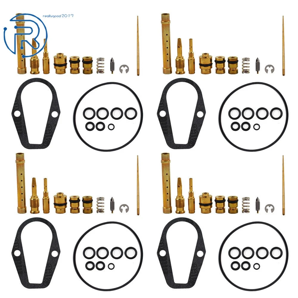 Set of 4 Carburetor Rebuild Kits for Honda CB550F CB550 CB550K (1974–1976)
