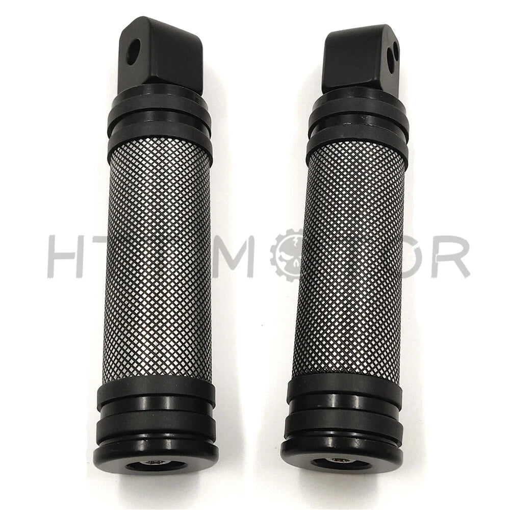 Diamond Black Footpegs for Harley Softail Fat Boy FLFB, Fat Bob FXF (2018–2023)