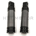Diamond Black Footpegs for Harley Softail Fat Boy FLFB, Fat Bob FXF (2018–2023)