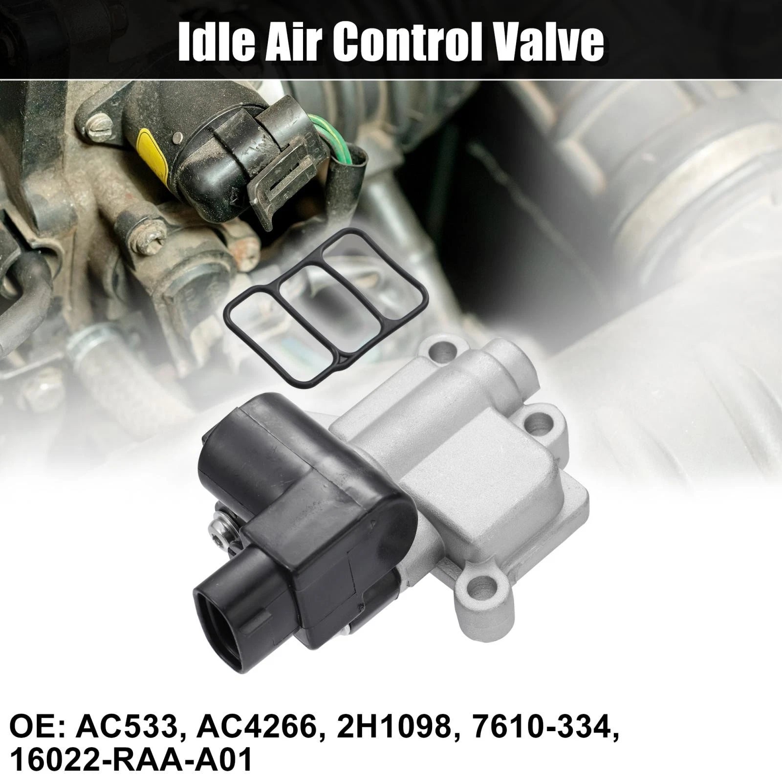 Idle Air Control Valve IACV 16022-RAA-A01 for Honda Accord (2003–2005) Element (2003–2006)