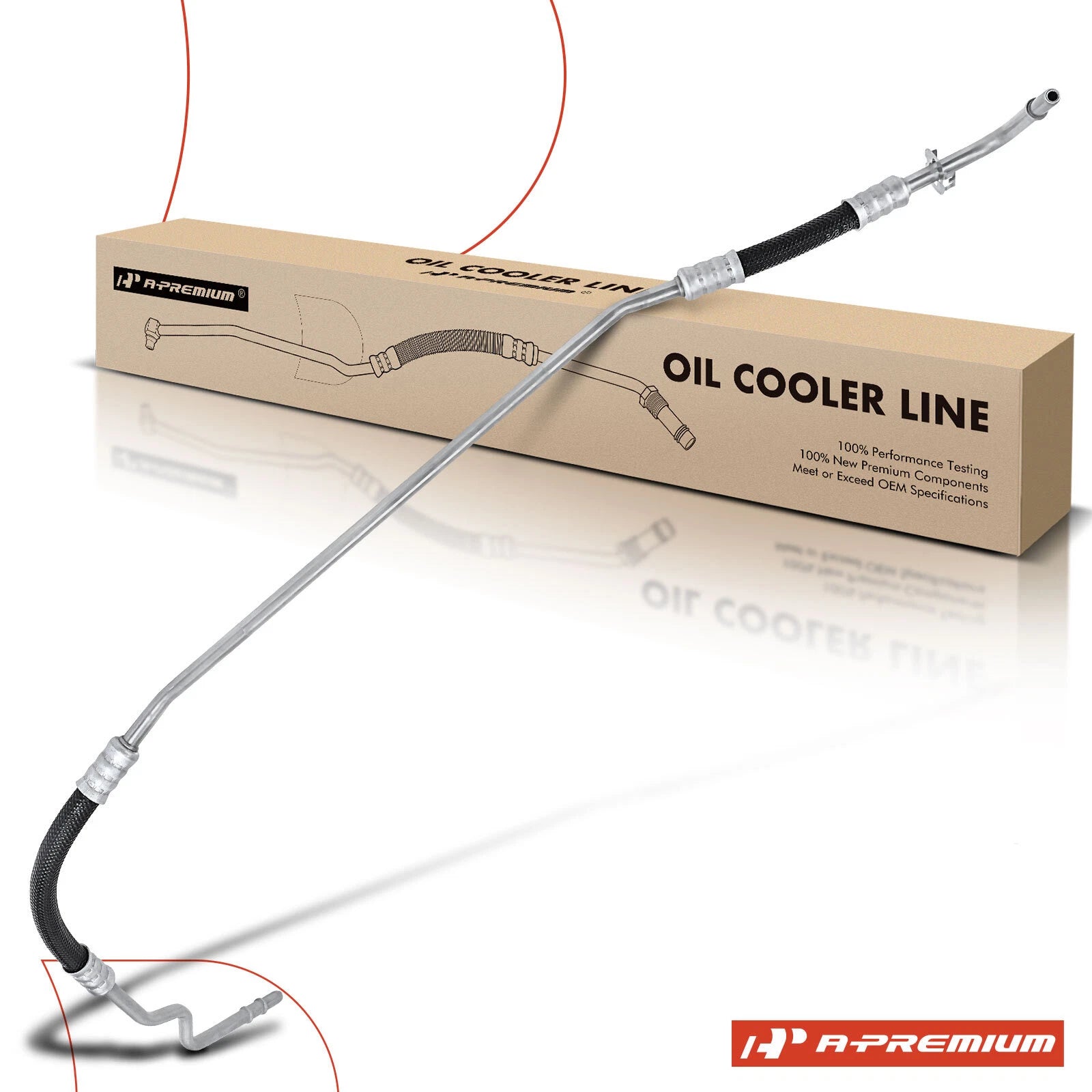 Lower Oil Cooler Line for Ford Taurus Mercury Sable (1996)
