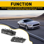 Set of 2 Front Bumper Brackets for Ford Mustang (2015–2017)