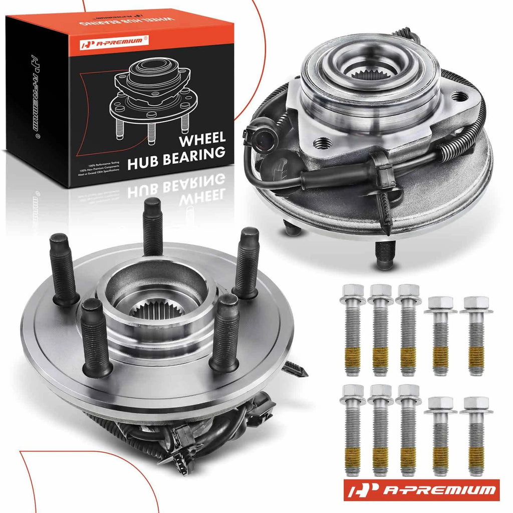 2X Front Wheel Hub & Bearing Assembly for Ford Explorer (2002–2005)