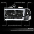 L-Shape LED DRL Switchback Headlights for Chevy Blazer/S10 (1998–2004)