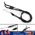 Throttle Cable for Yamaha MT-07 MT07 (2014–2021) - Push/Pull Wire Line, Black