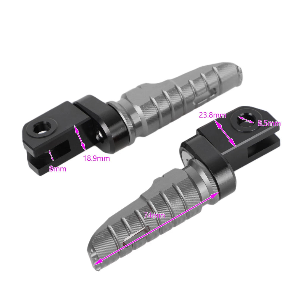 Front Footrests Foot Pegs for Aprilia RSV4 Factory (2009–2022), Tuono 660 (2021–2022)