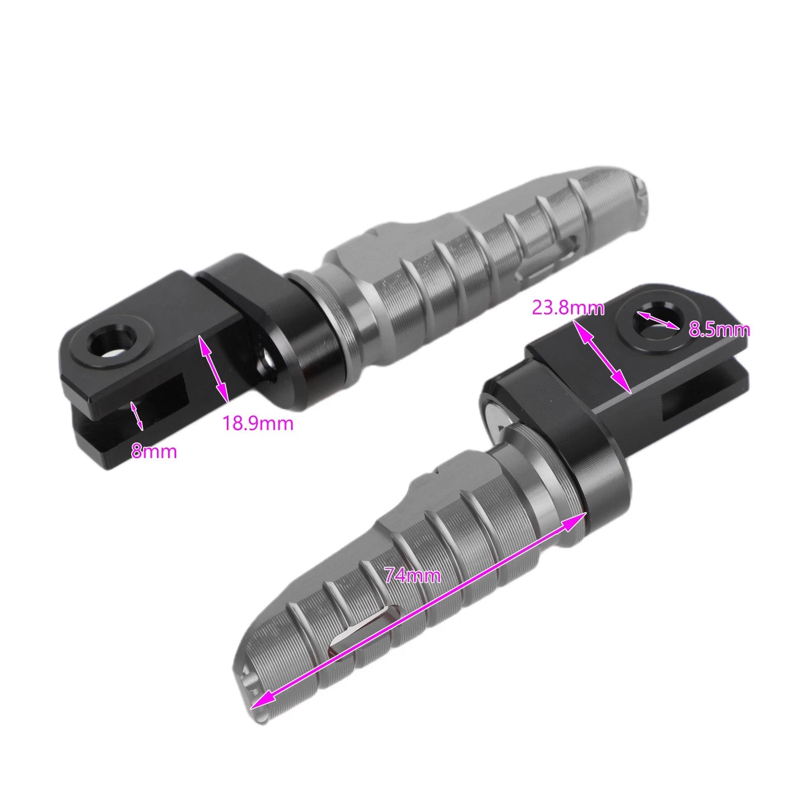 Front Footrests Foot Pegs for Aprilia RSV4 Factory (2009–2022), Tuono 660 (2021–2022)