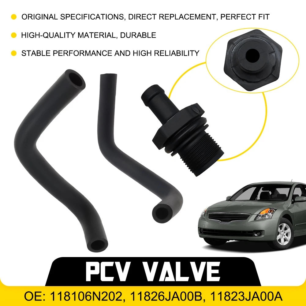 PCV Valve & Breather Hose Kit for Infiniti JX35 (2013) QX60 (2014–2015) 11826JA00B EXV