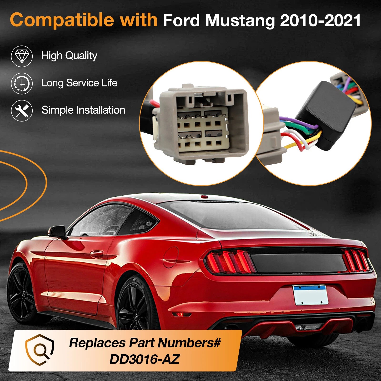 Sequential Tail Light Relay Module Kit for Ford Mustang (2010-2021)