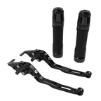 Black Extendable Brake Clutch Levers Grips for BMW R1200GS ADV (2004-2018)